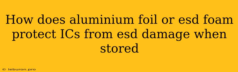 How Does Aluminium Foil Or Esd Foam Protect ICs From Esd Damage When Stored