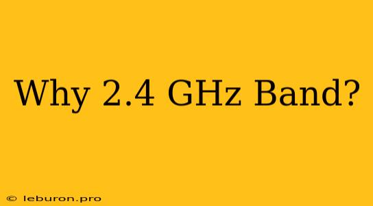 Why 2.4 GHz Band?