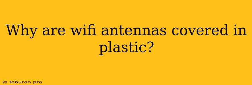 Why Are Wifi Antennas Covered In Plastic?