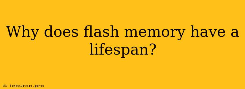 Why Does Flash Memory Have A Lifespan?